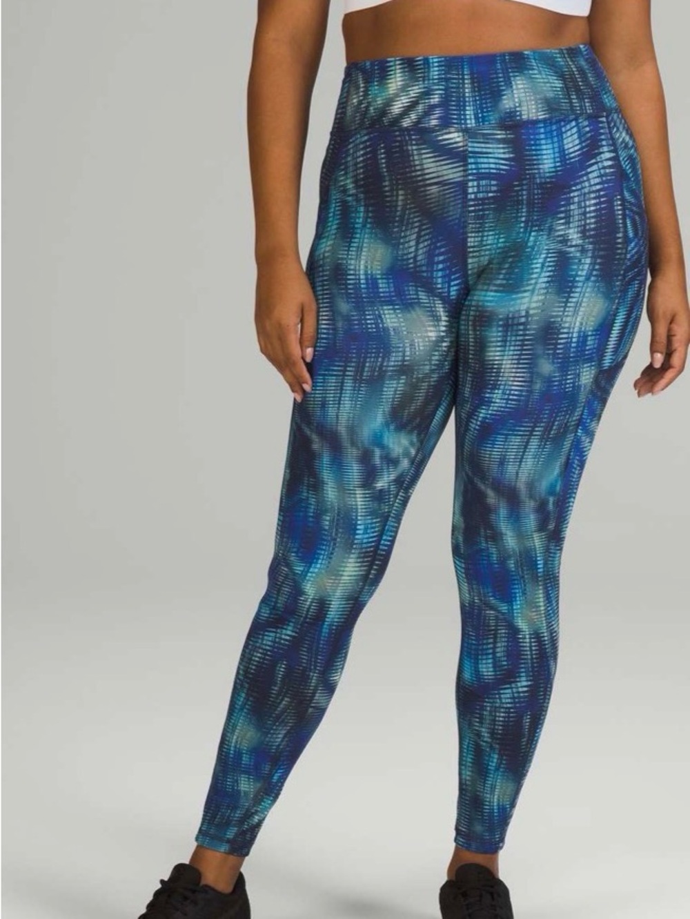 lululemon athletica Blue Multi-Print High-Rise Leggings